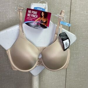 Maidenform Cream Seamless Push Up Bra Full Coverage